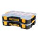 POWERTEC Stackable Tool Box Organizer 14.75 in. W, Removable Dividers-17 Compartments, Interlocking, Portable Design (2-Pack)