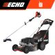 ECHO 21 in. 190 cc Gas 3-in-1 RWD Self-Propelled Lawn Mower and 21.2 cc Gas String Trimmer with Rapid Loader Head Combo Kit