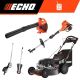 ECHO 21 in. 190 cc Gas 3-in-1 RWD Self-Propelled Mower, 21.2 cc Attachment Capable String Trimmer w/ Edger, 25.4 cc Blower