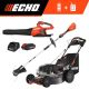 ECHO 21 in. 190 cc Gas 3-in-1 RWD Self-Propelled Mower and 56V String Trimmer/Blower w/ 2.5Ah Battery and Charger Combo Kit