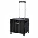 LITEKON 19.69 in. Portable Rolling Tool Box 20in. Black Foldable PP Tool Storage Rolling Tool Box
