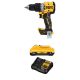 DEWALT 20V Lithium-Ion Compact Cordless 1/2 in. Hammer Drill with 20V MAX Compact 4.0Ah Battery and 12V to 20V MAX Charger