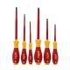 Wiha 1000-Volt Insulated SoftFinish Screwdriver Set-Slotted, Phillips (6-Piece)