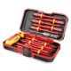 Lukyamzn 1000-Volt Insulated 5.5 in. Shank 13 Bit Red Insulated Electrician Screwdriver Hand Tool Set 13-Piece Magnetic Tips