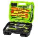 Lukyamzn Home Repairing Tool Kit 1000V Insulated 42 Bit Red Household Hand Tool Set 85-Piece Storage Toolbox DIY