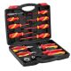 Lukyamzn Insulated Electrician Screwdriver and Plier Set 1000-Volt Magnetic Phillips Slotted Strength Durable 12-Piece Red