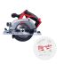 Milwaukee M18 18V Lithium-Ion Cordless 6-1/2 in. Circular Saw (Tool-Only) & 6-1/2 in Blade