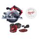 Milwaukee M18 18V Lithium-Ion Cordless 6-1/2 in. Circular Saw w/ M18 Sander & Circular Saw Blade