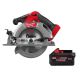 Milwaukee M18 FUEL 18V Lith-Ion Brushless Cordless 6-1/2 in. Circular Saw w/ FORGE XC 8.0 Ah Battery