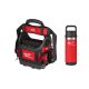 Milwaukee PACKOUT 10 in. Structured Tote with PACKOUT Red 18 oz. Insulated Bottle with Chug Lid