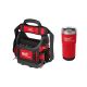 Milwaukee PACKOUT 10 in. Structured Tote with PACKOUT Red 20 oz. Tumbler