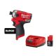 Milwaukee M12 FUEL SURGE 12V Lithium-Ion Brushless Cordless 1/4 in. Hex Impact Driver with 2. 0Ah Battery and Charger Starter Kit