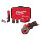 Milwaukee M12 FUEL 12V Lithium-Ion Brushless Cordless 1/4 in. Straight Die Grinder Kit with Cut Off Saw, (2) 2.0 Ah Batteries