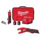 Milwaukee M12 FUEL 12V Lithium-Ion Brushless Cordless 1/4 in. Straight Die Grinder Kit with Copper Tubing Cutter