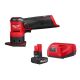 Milwaukee M12 FUEL 12-Volt Lithium-Ion Brushless Cordless Orbital Detail Sander with HIGH OUTPUT XC5. 0 Starter Kit