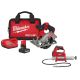 Milwaukee M12 FUEL 12V Lithium-Ion Brushless 5-3/8 in. Cordless Circular Saw Kit with Grease Gun
