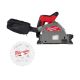 Milwaukee M18 FUEL 18V Lithium-Ion Cordless Brushless 6-1/2 in. Plunge Cut Track Saw (Tool-Only) & 6-1/2 in Blade