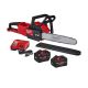Milwaukee M18 FUEL 16 in. 18V Brushless Cordless Battery Powered Chainsaw w/ 12.0 Ah & 8.0 Ah FORGE Battery, Rapid Charger