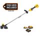 DEWALT 20V MAX Lithium-Ion 13 in. Cordless Battery Powered String Trimmer with 20V MAX 5 Ah and 2 Ah Battery Packs and Charger