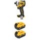 DEWALT ATOMIC 20-Volt MAX Lithium-Ion Cordless Brushless Compact 1/4 in. Impact Driver with (2) 20V MAX 5. 0Ah Battery Packs