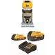 DEWALT 20V MAX XR Lithium-Ion Cordless Brushless Fixed Base Compact Router with 20V MAX 5.0 Ah and 2.0 Ah Batteries and Charger