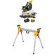 DEWALT 60V Lithium-Ion 12 in. Cordless Sliding Miter Saw Kit and Compact Miter Saw Stand with 9.0Ah Battery Pack