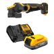 DEWALT 20V MAX Lithium-Ion Cordless Brushless 4.5-5 in. Paddle Switch Angle Grinder with POWERSTACK 1.7 Ah Battery and Charger