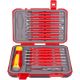 YICHUHAOXI 1000V Insulated 4-5in. Shank 29 Bit Red Electrician Screwdriver Set Magnetic Ergonomic Handle 29-Piece Kit