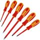 Yichuhaoxi Insulated Screwdriver Set 6-Piece Magnetic Tip Electrician 1000-Volt VDE 4-Slotted 2-Phillips Durable Hand Tool