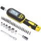 YICHUHAOXI 32PCS Digital Torque Screwdriver Set 2.66-53.1 in-lbs Inch lbs. Adjustable with Bits Sockets LED Buzzer