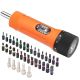 YICHUHAOXI 36-Piece Torque Screwdriver Wrench Set 1/4 in. Shank, 29 S2 Bits, 5-Drive Sockets, Adapter for Bike Repair and Mounting