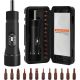YICHUHAOXI Preset Torque Screwdriver 1/4 in. Shank 12-Bit Black Non-Insulated Maintenance Toolkit 13-Piece High Precision