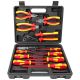 YICHUHAOXI Insulated Screwdriver and Pliers Set 1000V Magnetic Phillips Slotted Pozidriv Tips VDE 10-Piece Electrician Tools