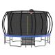 Cesicia 16 ft. Pumpkin Trampoline ASTM Approval with Curved Poles