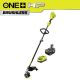 RYOBI ONE+ HP 18V Brushless Whisper Series 15 in. Cordless Attachment Capable String Trimmer with 4.0 Ah Battery and Charger