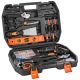 SKYSHALO 96-Piece Tool Kit, Hand Tools with Cordless Screwdriver, Storage Case, for Home Maintenance, DIY, 2025 Upgrade