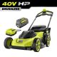 RYOBI 40V HP Brushless 20 in. Cordless Electric Battery Walk Behind Self-Propelled Lawn Mower with 6.0 Ah Battery and Charger