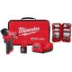 Milwaukee M12 FUEL 12-Volt Lithium-Ion Brushless Cordless 1/4 in. Hex Impact Driver Compact Kit with Battery Bit Set and Bag