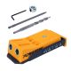 POWERTEC Twin Pocket Hole Jig Kit for Woodworking, Pocket Hole Screw Jig with Drill Bit, Driver Bit, Hex Key & Stop Collar