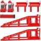 Unbranded (2 Pack) Car Ramps, 5T 12,000 Lbs Hydraulic High Lift Service Automotive Car Lift