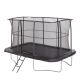 JUMPKING 7 ft. x 10 ft. Rectangular Trampoline with Patented Safety Enclosure Heavy-Duty Frame and Powder-Coated Ladder