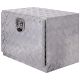 Damodpoy 17.3 in. W Aluminum Silver Outdoor Tool Storage Box, Suitable for Outdoor Storage, with Lock and Key