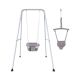 LUKVIZO 2 in 1 Baby Jumper and Swing Set with Foldable Stand, Indoor and Outdoor Use, Sturdy Frame for Toddlers