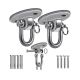 LUKVIZO Stainless Steel Swing Hangers with 2000 lb Capacity, Heavy Duty Swing Hooks for Concrete Ceiling Wooden