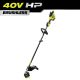 RYOBI 40V HP Brushless Whisper Series 17 in. Cordless Attachment Capable String Trimmer (Tool Only)