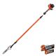 ECHO 12 in. 25.4 cc Gas 2-Stroke X Series Telescoping Power Pole Saw with In-Line Handle and Shaft Extending to 12.1 ft.