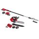 Milwaukee M18 FUEL 10 in 18V Brushless Cordless Battery Telescoping Pole Saw Kit w/14 in Top Chainsaw, (3) Battery, (2) Charger