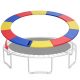 Gymax 12 ft. Trampoline Spring Cover w/Split Design Waterproof Surface EPE Foam Padding Multicolor
