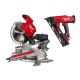 Milwaukee M18 FUEL 18V Lithium-Ion Brushless Cordless 12 in. Dual Bevel Sliding Compound Miter Saw w/ 15-Gauge Finish Nailer
