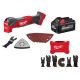 Milwaukee M18 FUEL 18V Lithium-Ion Cordless Brushless Oscillating Multi-Tool w/ 6.0 Battery & OMT Blades